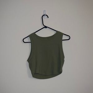Forever 21 Green Crop Top
